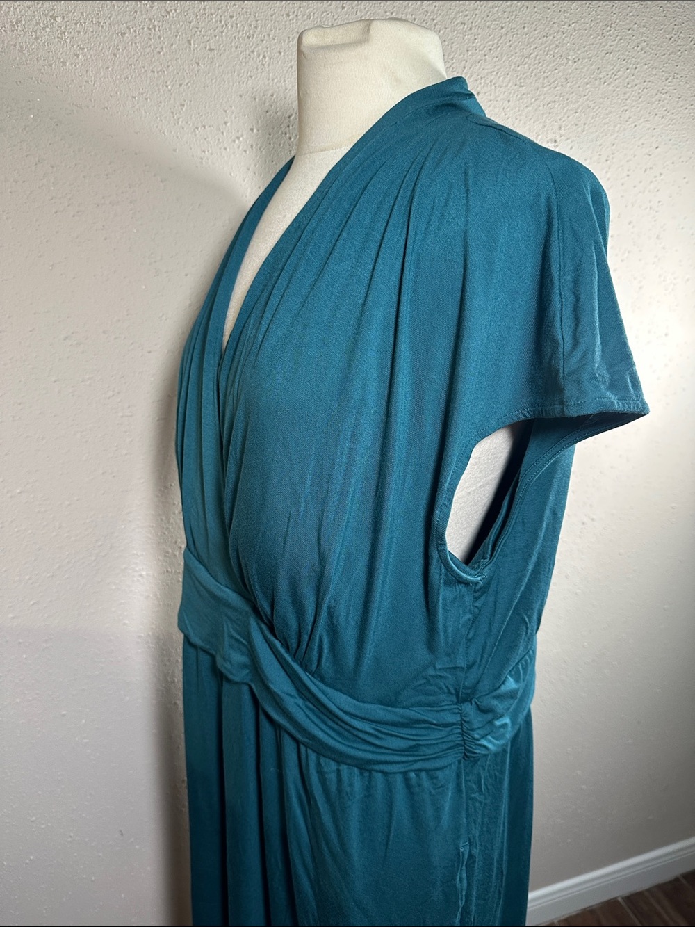 Soma Serenity Short Bra Dress Deep Teal Women’s size XXL NEW Built in Bra - Picture 11 of 13